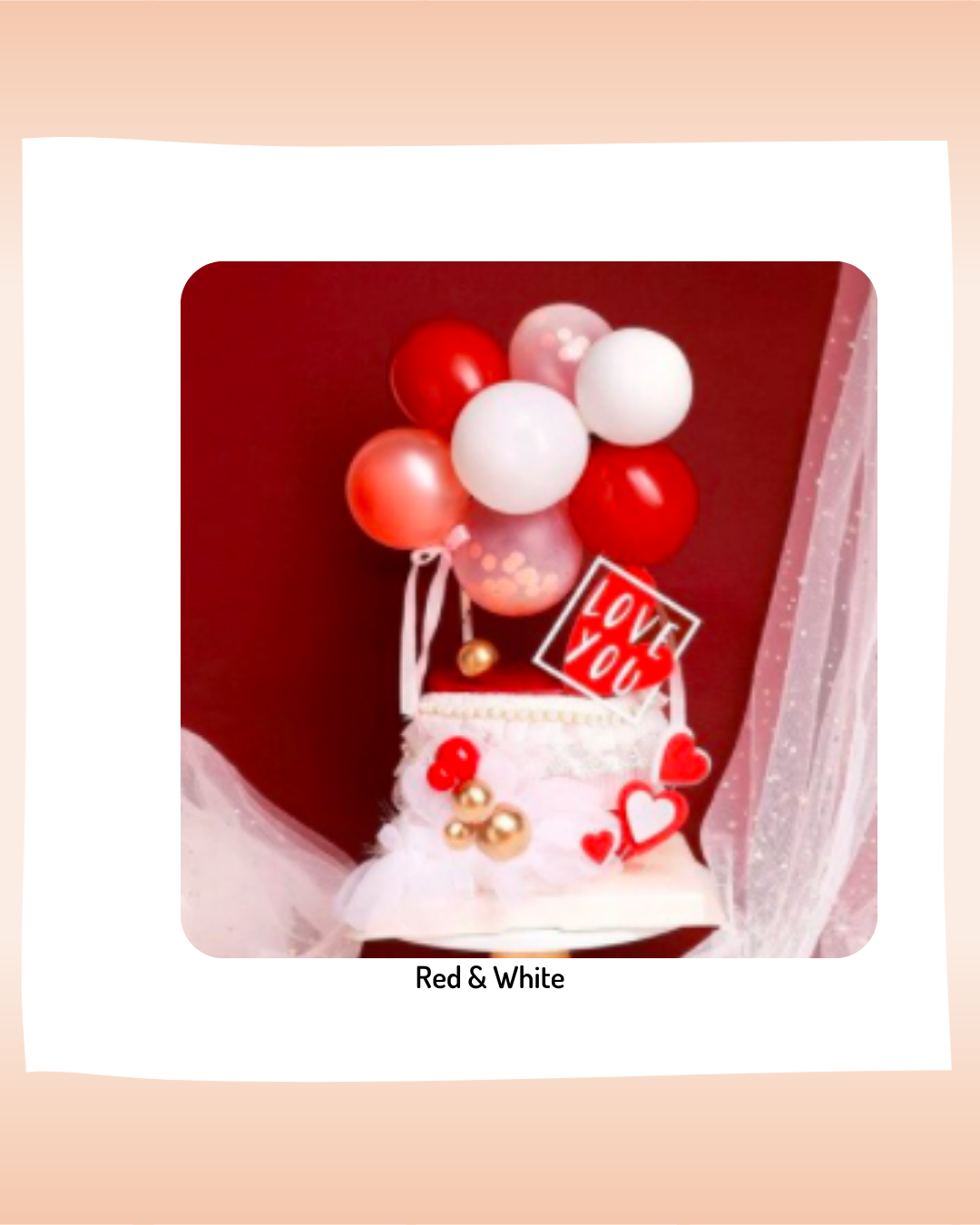 Balloon Cake Topper