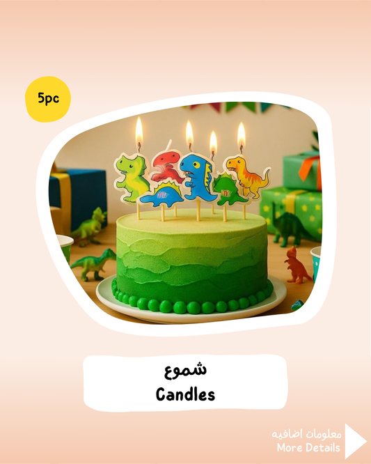 Dinosaur Candles
