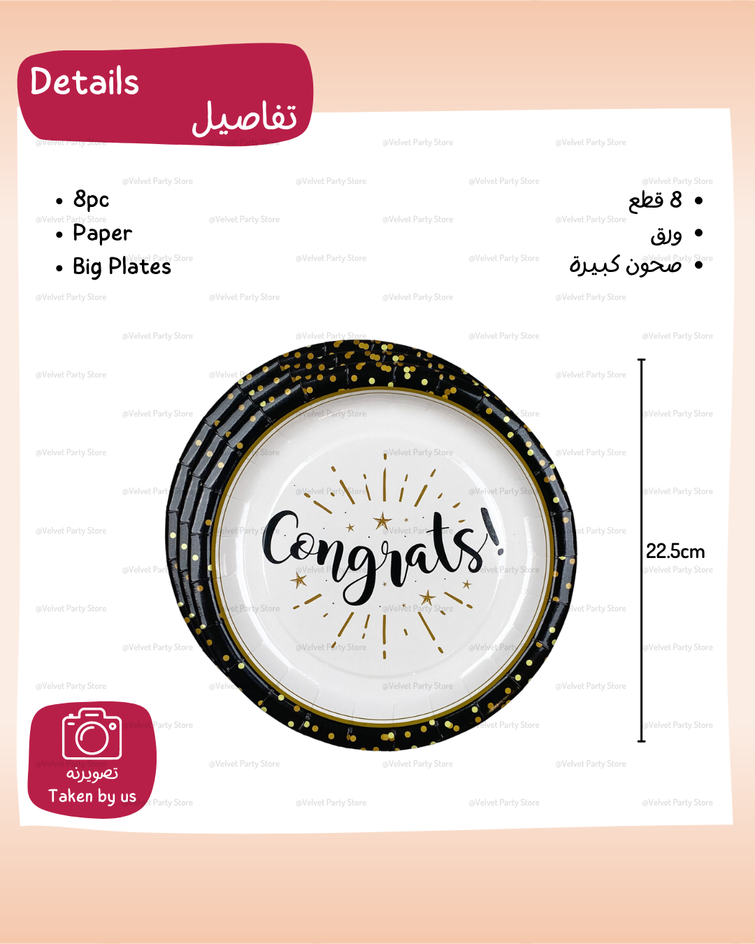 Graduation Tableware Package